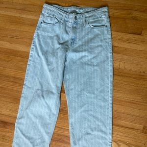 Wide leg jeans size 4 old navy